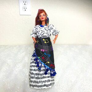 Mattel 1985 Barbie as Gypsy Jean Red Hair LavenderBlue Eyes 66 Twist N Turn Body